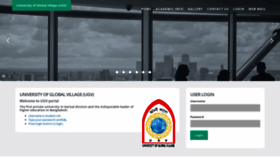 What Webportal.ugv.edu.bd website looked like in 2020 (4 years ago)