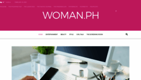 What Woman.ph website looked like in 2020 (4 years ago)