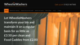 What Wheeliewashers.co.uk website looked like in 2020 (4 years ago)