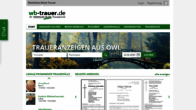 What Wb-trauer.de website looked like in 2020 (4 years ago)