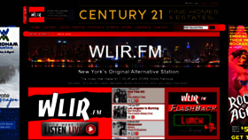 What Wlir.fm website looked like in 2020 (4 years ago)