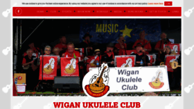 What Wiganukuleleclub.com website looked like in 2020 (4 years ago)