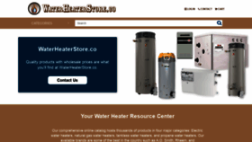 What Waterheaterstore.co website looked like in 2020 (4 years ago)