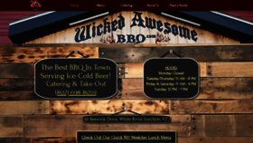 What Wickedawesomebbq.com website looked like in 2020 (4 years ago)