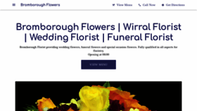 What Wirralflorist.com website looked like in 2020 (4 years ago)