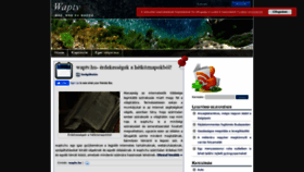 What Waptv.hu website looked like in 2020 (4 years ago)