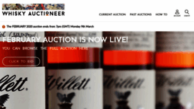 What Whiskyauctioneer.com website looked like in 2020 (4 years ago)