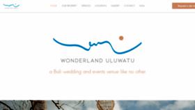 What Wonderlanduluwatu.com website looked like in 2020 (4 years ago)