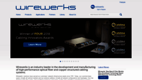 What Wirewerks.com website looked like in 2020 (5 years ago)