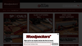 What Woodpeck.com website looked like in 2020 (4 years ago)