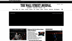 What Wsj.com website looked like in 2020 (4 years ago)