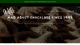 What Wildeirishchocolates.com website looked like in 2020 (4 years ago)