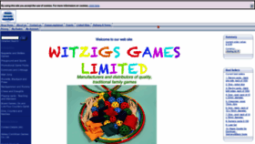 What Witzigs.co.uk website looked like in 2020 (4 years ago)