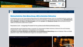 What Weihnachtslichter-welt.de website looked like in 2020 (4 years ago)