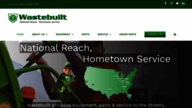 What Wastebuilt.com website looked like in 2020 (5 years ago)