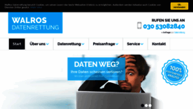 What Walros-datenrettung.de website looked like in 2020 (4 years ago)