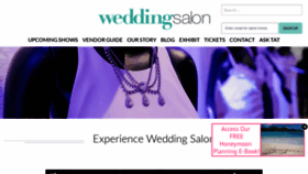 What Weddingsalon.com website looked like in 2020 (4 years ago)