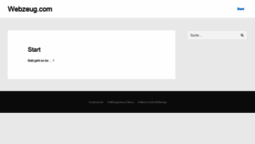 What Webzeug.de website looked like in 2020 (5 years ago)