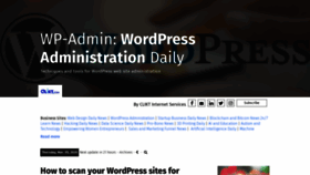 What Wp-admin.com website looked like in 2020 (4 years ago)