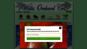 What Willisorchards.com website looked like in 2020 (4 years ago)