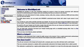 What Worldspot.net website looked like in 2020 (4 years ago)