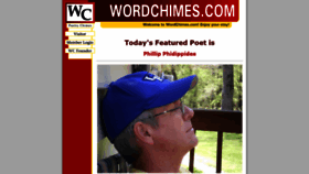 What Wordchimes.com website looked like in 2020 (4 years ago)