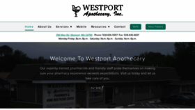 What Westportapothecary.com website looked like in 2020 (4 years ago)