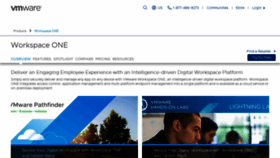 What Workspaceone.com website looked like in 2020 (4 years ago)