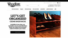 What Woodlore.com website looked like in 2020 (4 years ago)