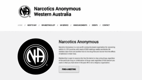 What Wana.org.au website looked like in 2020 (4 years ago)
