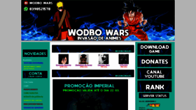 What Wodbowars.com.br website looked like in 2020 (4 years ago)