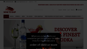 What Winetoship.com website looked like in 2020 (4 years ago)