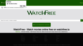 What Watchfree.website website looked like in 2020 (4 years ago)