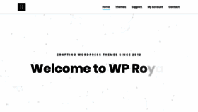 What Wp-royal.com website looked like in 2020 (4 years ago)