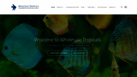 What Wholesaletropicalsaquatics.co.uk website looked like in 2020 (5 years ago)
