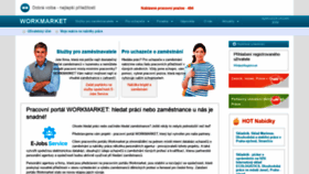 What Workmarket.cz website looked like in 2020 (4 years ago)