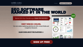 What Webseo.com website looked like in 2020 (4 years ago)