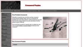 What Whenwecrosswords.com website looked like in 2020 (4 years ago)