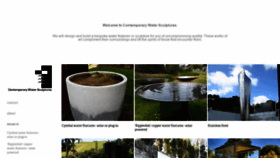 What Watersculptures.co.nz website looked like in 2020 (4 years ago)