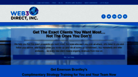 What Web3direct.com website looked like in 2020 (4 years ago)