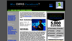 What Whoownsfacebook.com website looked like in 2020 (4 years ago)