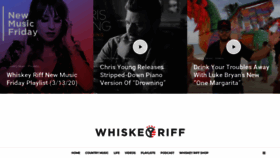 What Whiskeyriff.com website looked like in 2020 (4 years ago)