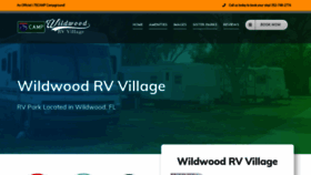 What Wildwoodrvvillage.com website looked like in 2020 (4 years ago)