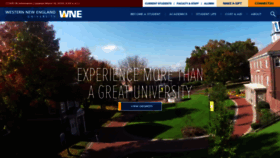 What Wne.edu website looked like in 2020 (4 years ago)
