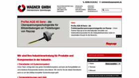 What Wagnergmbh.de website looked like in 2020 (4 years ago)