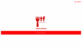 What Wtf.menu website looked like in 2020 (4 years ago)
