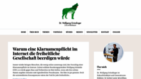 What Wolfgang-gruendinger.de website looked like in 2020 (4 years ago)