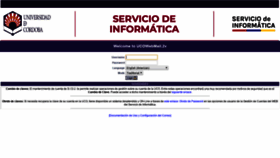 What Webmail.uco.es website looked like in 2020 (4 years ago)