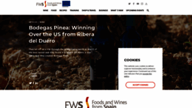What Winesfromspain.com website looked like in 2020 (4 years ago)