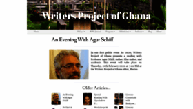 What Writersprojectghana.com website looked like in 2020 (4 years ago)